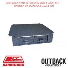 OUTBACK 4WD INTERIORS SIDE FLOOR KIT - RANGER PX DUAL CAB 10/11-ON